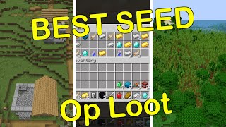 BEST OP Loot Survival Seed for Java 11931194  Minecraft [upl. by Outlaw]