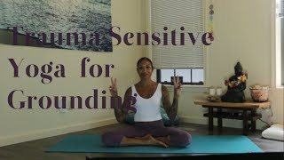 Gentle amp TraumaSensitive Yoga Sequence for Grounding and Upper Body Release [upl. by Whiney]