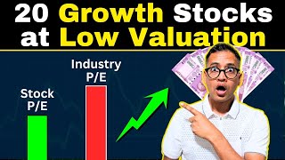 20 GROWTH Stocks at LOW Valuation  Time to Buy Rahul Jain Analysis stockmarket rahuljainfinance [upl. by Heddi]