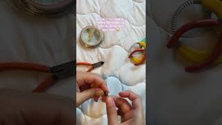 Wire ring tutorial 💍 [upl. by Eppesiug309]