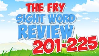 Fry Sight Word Review  201225  Jack Hartmann [upl. by Helbonnas]