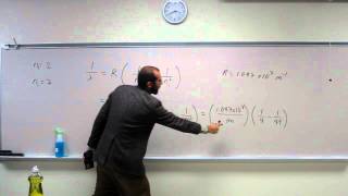 Using the Rydberg Equation 001  Balmer Series [upl. by Taft]