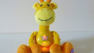 Baby toy with nursery rhymes Little Tikes Jungle Buddy Press n Play musical Giraffe toy with sound [upl. by Japeth]