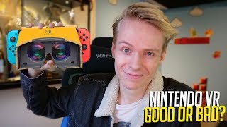 Nintendo Switch Labo VR Headset  Everything You Need To Know [upl. by Gnourt111]