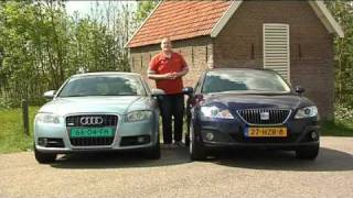 Roadtest Seat Exeo vs Audi A4 English subtitled [upl. by Rehpotsirahc315]