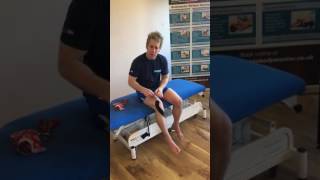 Kinesio Tape Full Knee Selfsupport technique for Patella Femoral Pain [upl. by Ruthie892]