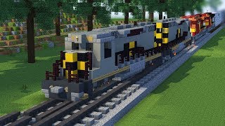 Minecraft Unstoppable Train Animation Part 4 [upl. by Arinayed]