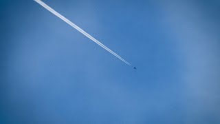 SR71 Blackbird spotted breaking the sound barrier at high altitude [upl. by Wilkison]