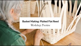 Basket Weaving Plaited Flat Reed [upl. by Eahsel]