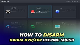 Dahua DVR Alarm Off  Dahua DVR Beeping Problem [upl. by Jannery90]