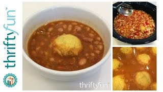 Pinto Bean Stew with Cornbread Dumplings [upl. by Borek]