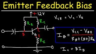 Emitter Feedback Bias Circuit [upl. by Celinka]