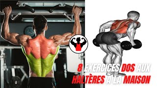 Exercices DOS avec HALTERES pour se muscler [upl. by Aciret234]