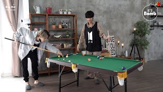 BANGTAN BOMB Jimin vs V Pool Game  BTS 방탄소년단 [upl. by Base]