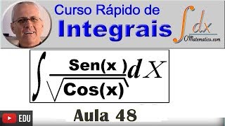 GRINGS  Integral Indefinida Trigonométrica   Aula 48 [upl. by Ferdinand356]