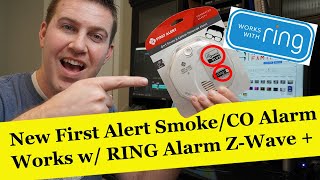 First Alert Smoke Carbon Monoxide Smart Alarm 2ND GEN Z Wave PLUS works with RING Alarm [upl. by Bradwell995]