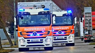 WLF 1 ABSLM  WLF 2 ABMZB Freiwillige Feuerwehr Günzburg [upl. by Tabbatha]