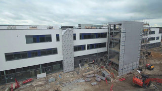 Rainier Beach High School Rebuild Structural Steel Progress [upl. by Hughie229]