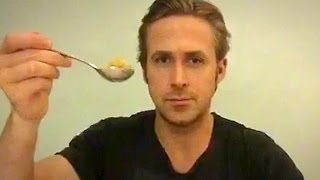 Ryan Gosling Eats His Cereal  A Touching Tribute [upl. by Fine]