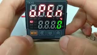 Autonics TK4  How to change input signal to Analog 4 20mA Default is Type K input [upl. by Fanchon557]