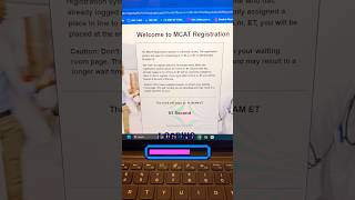 FORGOT to Register for MCAT Exam 😱 premed mcatprep [upl. by Lebasiram]