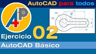 AutoCAD Básico  Ejercicio 2 [upl. by Analli98]