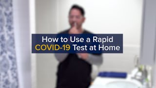 How to Do an AtHome COVID19 Rapid Antigen Test Correctly [upl. by Iolanthe956]