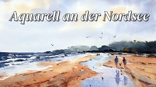 Aquarell an der Nordsee [upl. by Ilatan]