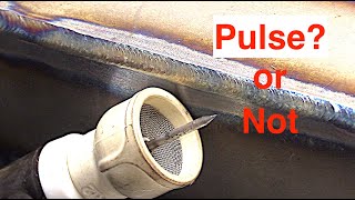 Pulse TIG vs No Pulse [upl. by Leirol]