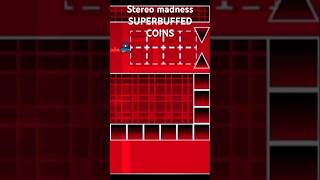 Stereo Madness superbuffed coins geometrydash extremedemon geometrydash22 gaming stereomadness [upl. by Onia]