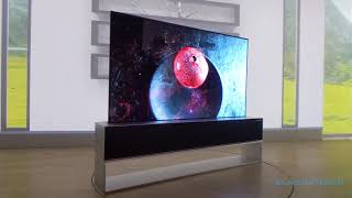 LG rollable TV at CES 2019  LG Signature OLED TV R [upl. by Kaia]