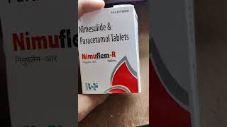 Nimesulide and paracetamol tablet best Dispersible tabelt for fever  बुखार से तुरंत आराम [upl. by Ymme]