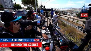 🔴LIVE BehindtheScenes with the Plane Jockeys in Action at LAX [upl. by Nydnarb]