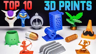 Top 10 USEFUL Things to 3D Print in 2023  Ender5 S1 [upl. by Eelessej]