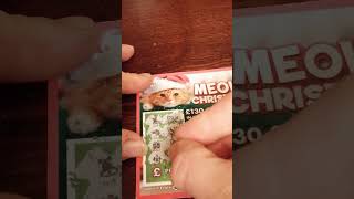 meowy Christmas pound land Christmas scratch card 71124 [upl. by Akenn]