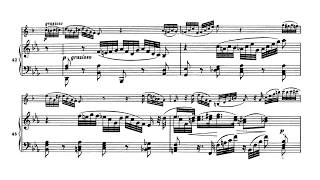 Johannes Brahms  Clarinet Sonata in E flat major Op 120 No 2 score [upl. by Allenrac]