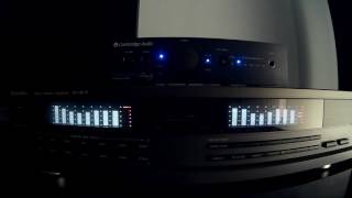 Technics SHGE70 Stereo Graphic Equalizer at work [upl. by Nhguavahs774]