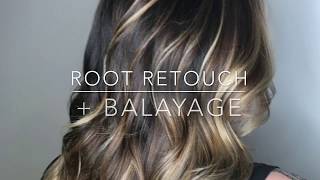 Root retouch  Balayage  Lisa Huff Hair [upl. by Alejoa417]