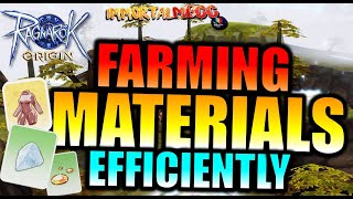 FARMING CRAFTING MATERIALS EFFICIENTLY  RAGNAROK ORIGIN [upl. by Nroht]