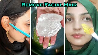 Remove Facial Hair at Home Naturally No Waxing No Threading  Tips amp Misconceptions [upl. by Arhsub912]