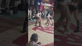 KpopampJHKTVSOLAR MILD in hongdae kpopdanceStickyKISS OF LIFE 솔라마일드홍대케이팝댄스 스티키쇼츠shorts [upl. by Pish772]