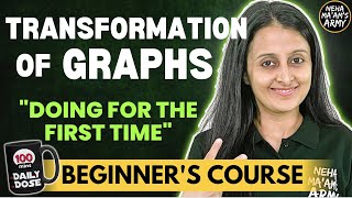 TRANSFORMATION OF GRAPHS BEGINNERS COURSE JEE 2025  2026 FULL PREP FRM ZERO MATHEMATICALY INCLINED [upl. by Aggy]