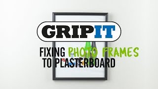 Fixing Photo Frames To Plasterboard The Easy Way  Gripit SelfDrive [upl. by Eeimaj]