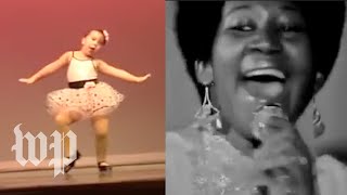 Pintsize tap dancer reflects on getting Aretha Franklins Respect [upl. by Nosnek]