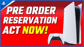 PS5 Pre Order Reservations At PlayStation [upl. by Zucker]