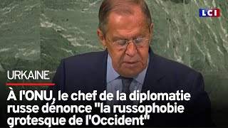 Le discours de Sergueï Lavrov à lONU [upl. by Ahsek]