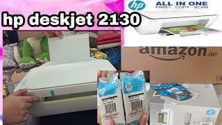 hp Deskjet 2130 Allinone Series unboxing how to install Printscancopy affordable printer [upl. by Irrak]