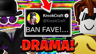 ROBLOX HACKER TUBERS93 HACKED FAVE KreekCraft VS Tubers93 Vs FaaveFAVE DRAMA [upl. by Ainex]