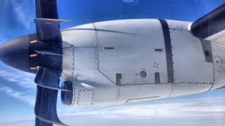 ATR72 engine start take off climb [upl. by Faxan]