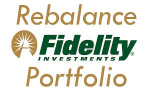 Fidelity Investments  How to Rebalance a Portfolio [upl. by Irol]